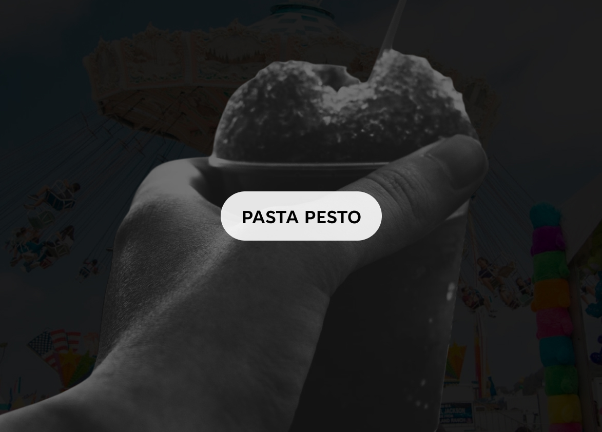 mock up afbeelding van pasta pesto